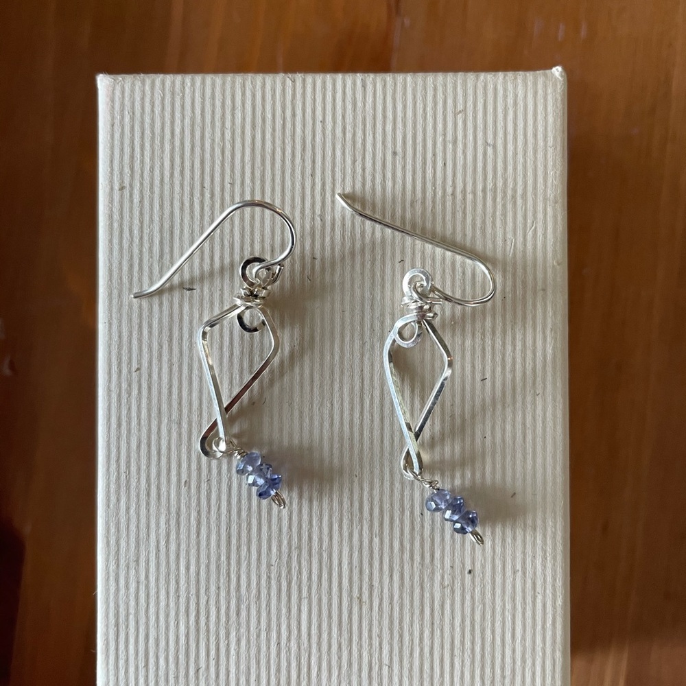 Amethyst earrings